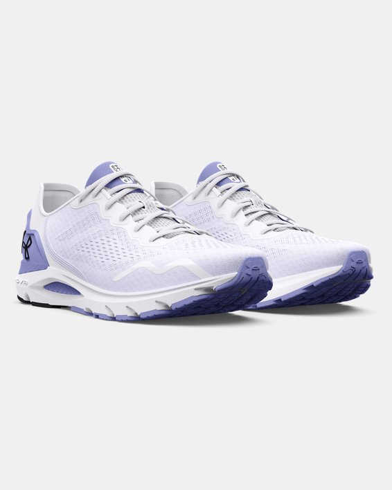 Women's UA HOVR™ Sonic 6 Running Shoes in White image number 3